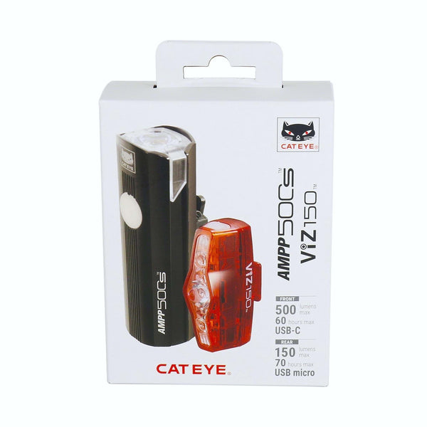 CatEye AMPP 500S / VIZ 150 Bike Light Set