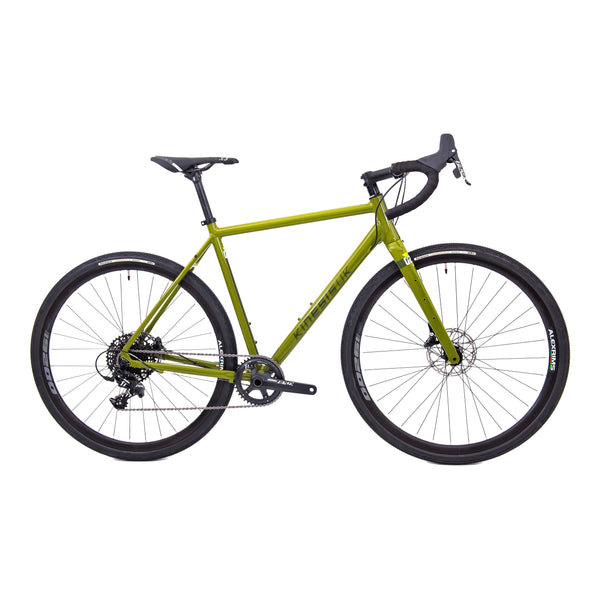 Kinesis G2 Gravel Bike Sram 1x Apex in Khaki Green