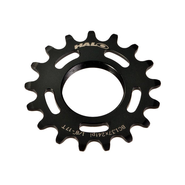 Halo Fixed Sprocket in Black