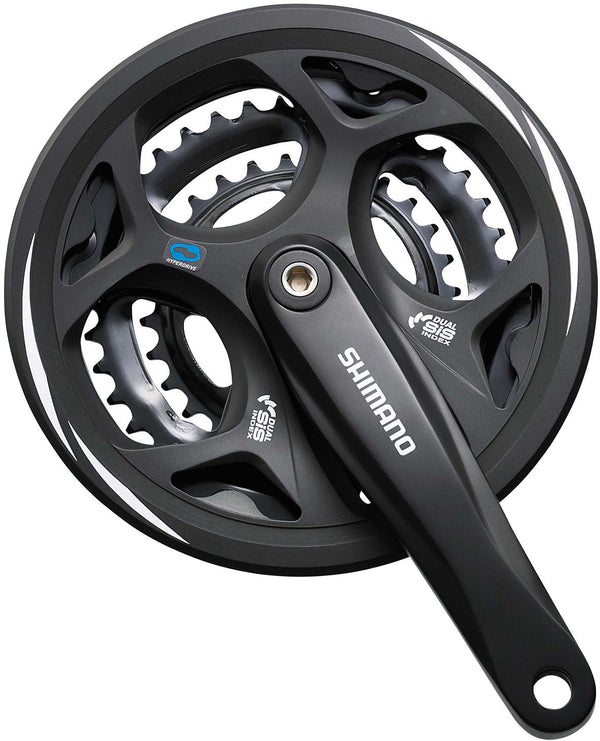 Shimano FC-M311 Altus Square Taper chainset, With Chainguard