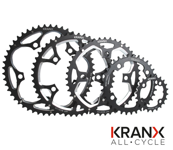 KranX 110BCD 5 Arm Alloy Chainring in Silver