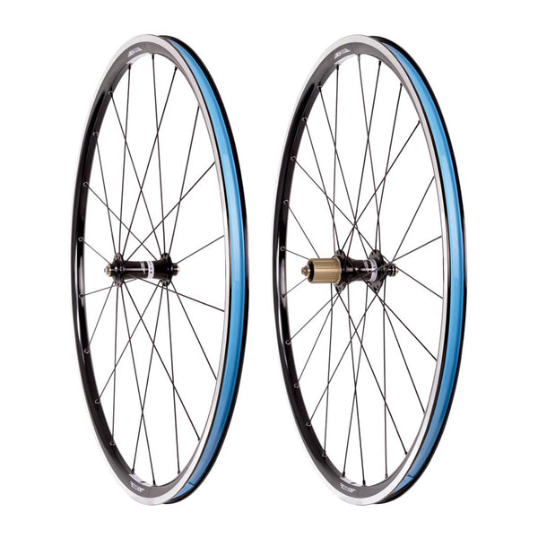 Halo White Line Rim Brake Road Wheels in Black