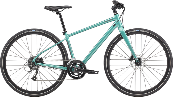 Cannondale Quick Women's 3 Hybrid Bike in Turquoise