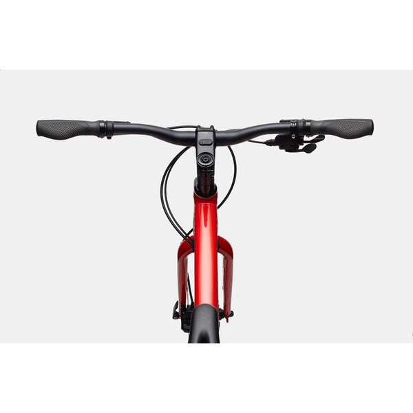 Cannondale Quick 4 Disc Hybrid Bike in Red