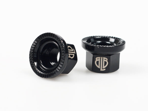 BLB Steel Track Nuts in Black