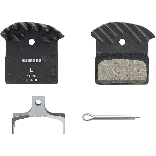 Shimano J05A-RF Resin Disc Brake Pads with Cooling Fins