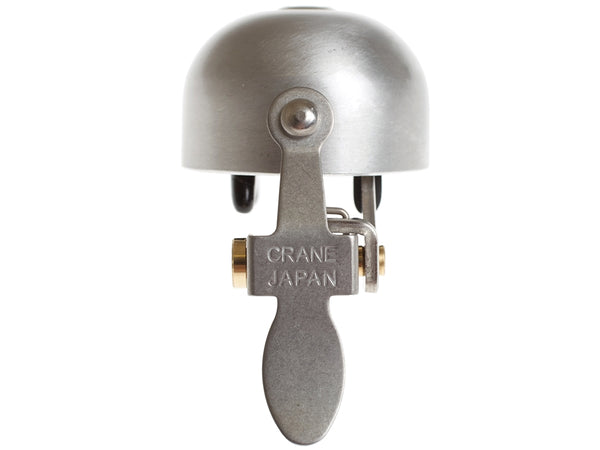 Crane E-Ne Bicycle Bell in Brushed Silver