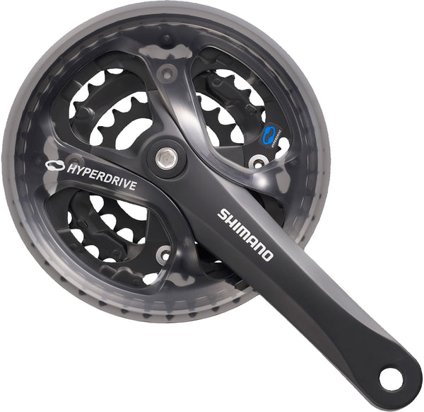 Shimano FC-M361 Chainset Square Taper 48 / 38 / 28T in Black