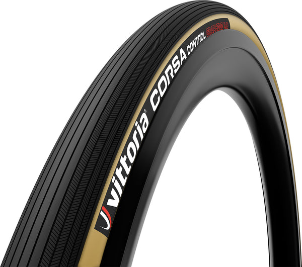 Vittoria Corsa Control Folding Tyres in Black/Tan